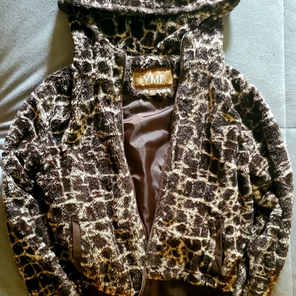 YMI Small Leopard Print Jacket